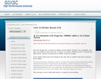 11elements yagi for  70MHz