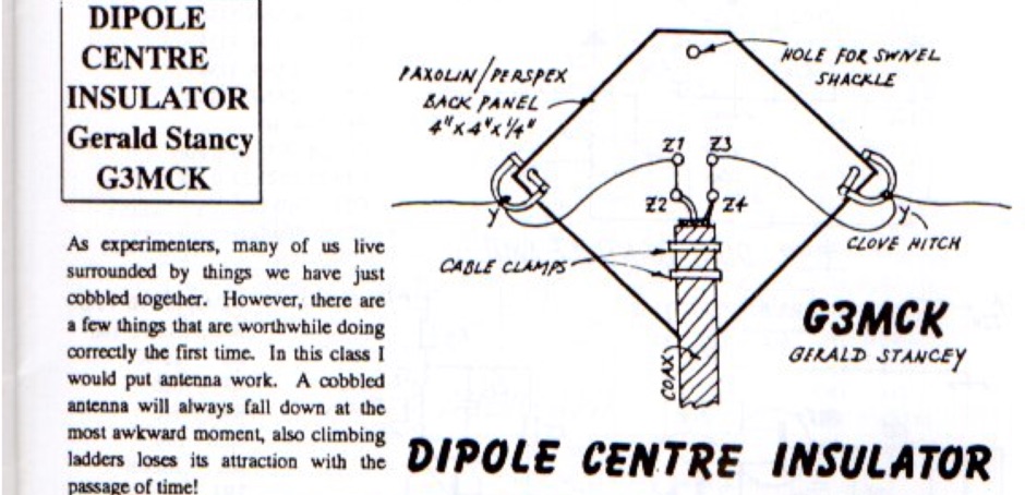 Dipole Centre Insulator