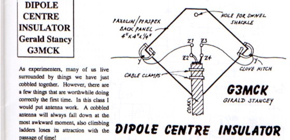 DXZone Dipole Centre Insulator