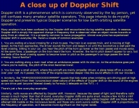 The Doppler Shift Picture