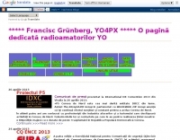 YO4PX Francisc Grunberg blog