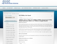 Dual Band Quad Antenna