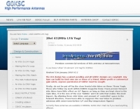20 elements 432MHz LFA Yagi