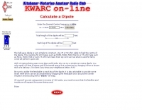 DXZone Online Dipole Antenna Calculator