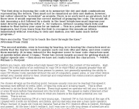 Operating High Speed CW