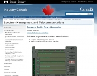 Amateur Radio Exam Generator