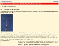 The 4 over 4 Yagi for use on 50 MHz: