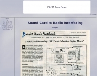 Sound Card to Radio Interfacing Picture