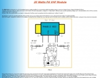 DXZone 20 Watts PA VHF Module