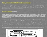 Fast, smart NiCD/NiMh battery charger Picture