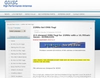 6 elements OWA Yagi for 21 MHz