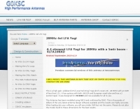 4 element LFA Yagi for 28MHz Picture