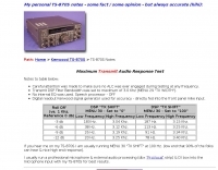 W2XC - Kenwood TS-870S Notes Picture