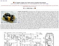 RF Speech Clipper for Yaesu MH-31 Picture