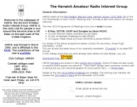 HARIG - The Harwich Amateur Radio Interest Group Picture