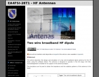 Two wire broadband HF dipole Picture