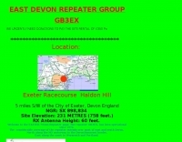 DXZone GB3EX East Devon Repeater Group