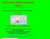 GB3EX East Devon Repeater Group