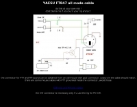 YAESU FT847 all mode cable