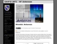 Rhombic antennas