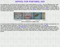 Dipole for portable use