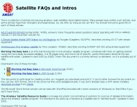DXZone Satellite FAQs and Intros