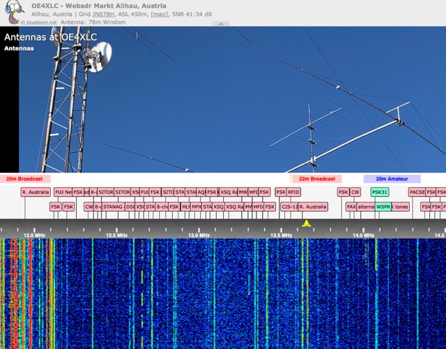 DXZone WebSDR from Austria