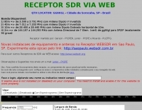 WebSDR from Brazil