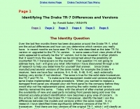 DXZone Identifying The Drake TR-7