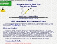 Ladder Feeder Slim Jim Antenna