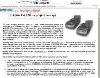 2.4 GHz FM ATV