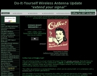 Coffee Can WiFi Antenna Picture