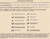 Capacitors and their uses