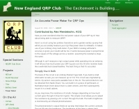 An Accurate Power Meter For QRP Ops Picture