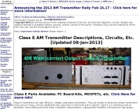 The Official Class E Transmitter Web Site