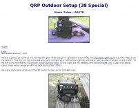 AA5TB - QRP Outdoor Setup