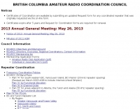 DXZone British Columbia Ham Radio Coordination Council