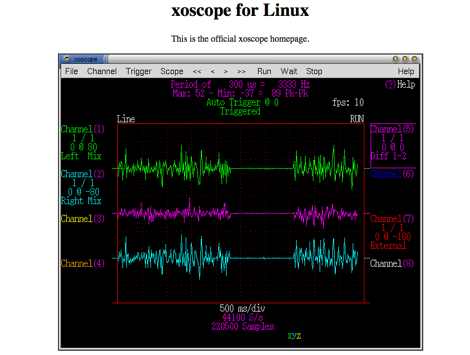 DXZone xoscope for Linux