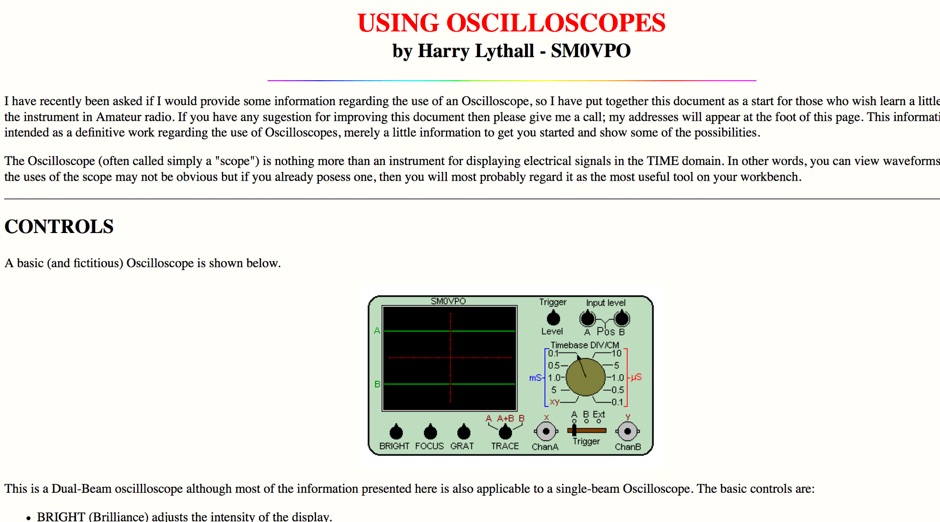 Using Oscilloscopes