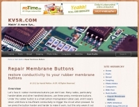 DXZone How to repair membrane buttons