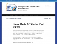 Home Made Off Center Fed Dipole Picture