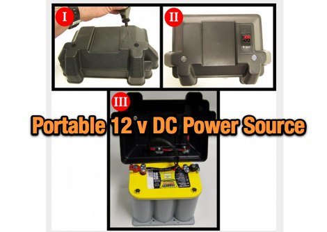 Building a portable 12 Volt DC power source Picture