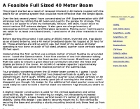 A Feasible Full Sized 40 Meter Beam