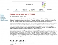 Making super radio out of TS-870 