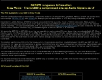 Longwave Information 