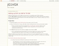 Setting up DVK via USB for TS-590 