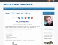 Yaesu FT-757GX II Mic Wiring Picture