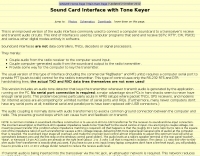Sound Card Interface with Tone Keyer Picture