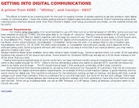 Getting started in Digital Communications