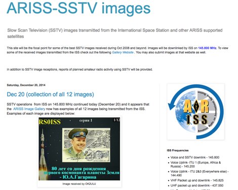 DXZone ARISS-SSTV images